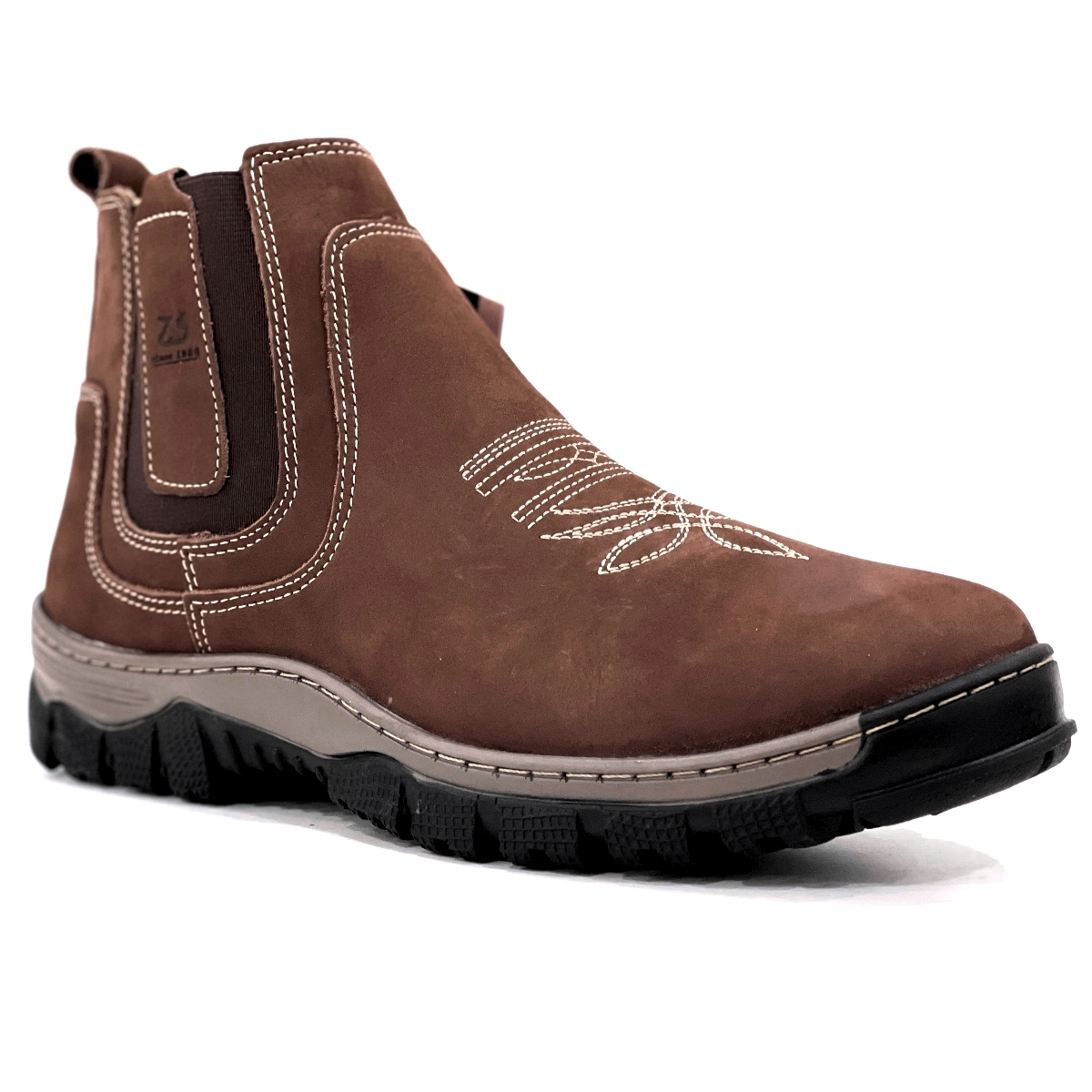 MASCULINA BOTINA J726 Bubu④ ZEBU 62070 ZIPER COM PINHÃO その他