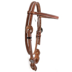 Cabeçada Top Equine Testa Reta C/ Afogador Havana 14783