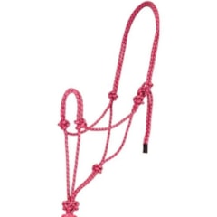 Cabresto Partrade de Nylon Pink Neon/Pre.to 706013