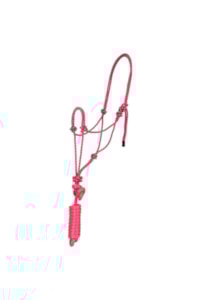 Cabresto Partrade de Nylon Pink Neon/Pre.to 706013
