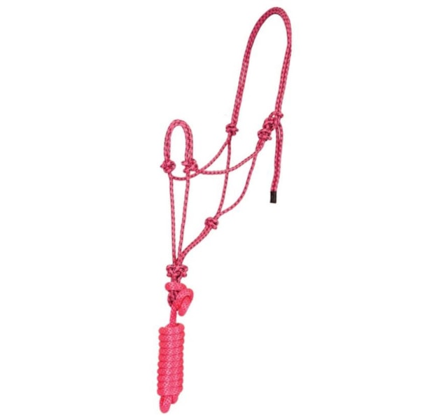 Cabresto Partrade de Nylon Pink Neon/Pre.to 706013