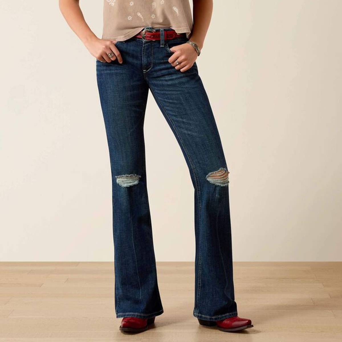 Calça Ariat Perfect Rise Flare 10040503 | Cris & Cia