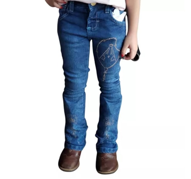 Calça Best Rodeio Intantil 945 Jeans Claro