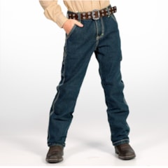 Calça Bill Way Infantil Jeans Manchado 1021