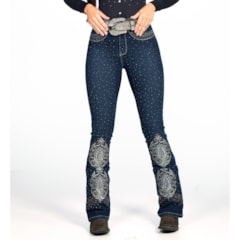 Calça Bill Way Stone/Bordado/Strass 7234