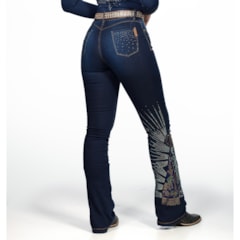 Calça Bill Way Stone/Lixado/Strass 7235