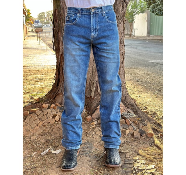 Calça Classic Jeans Claro CCLI4-RLXSTR-CLR