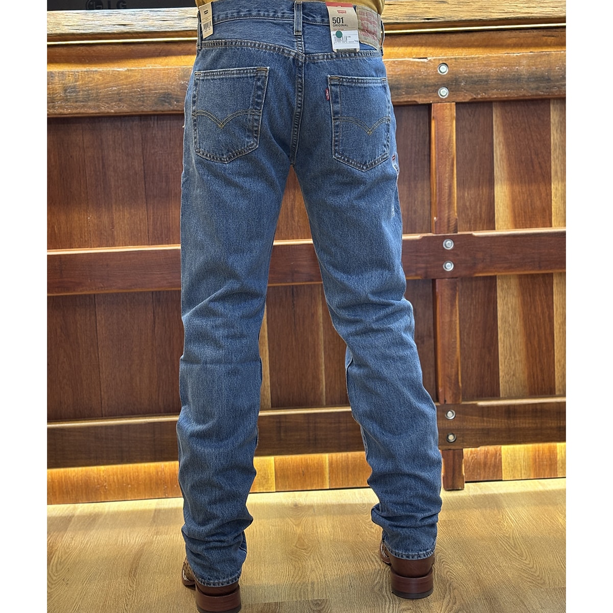 Calça Levi's 501® Original Fit Stone 005010193 | Cris & Cia
