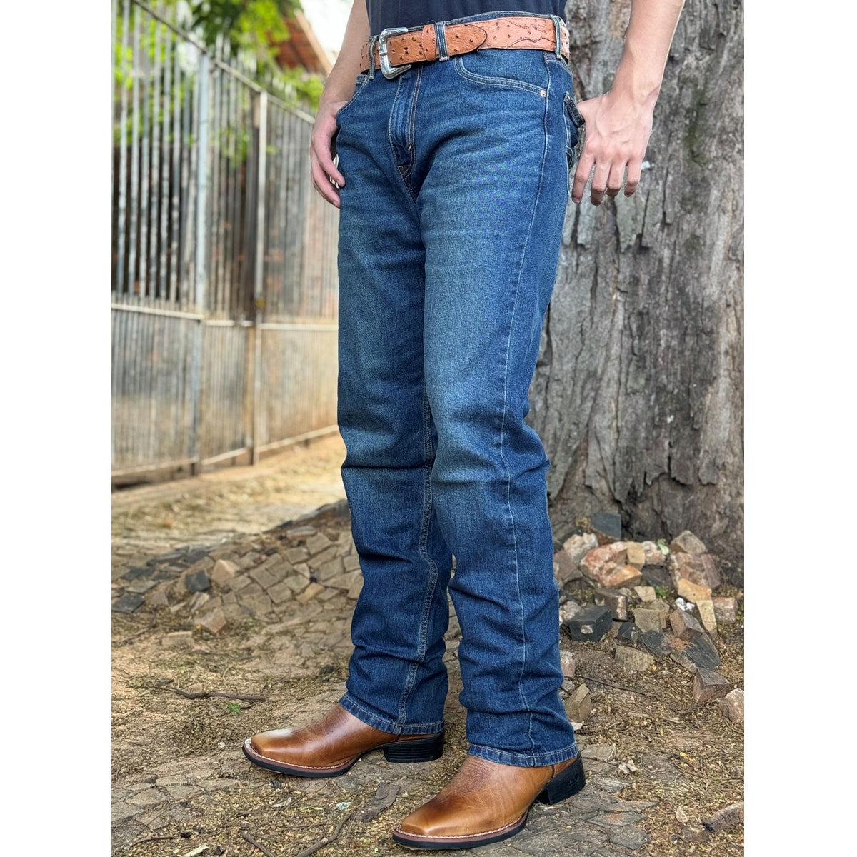 Levi's × White Mountaineering 505 Calça Levi's 505™ Regular Fit Delave 005054834 | Cris & Cia