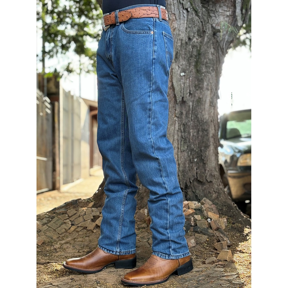 Calça Levi's 505™ Regular Fit Stone 005054891 | Cris & Cia