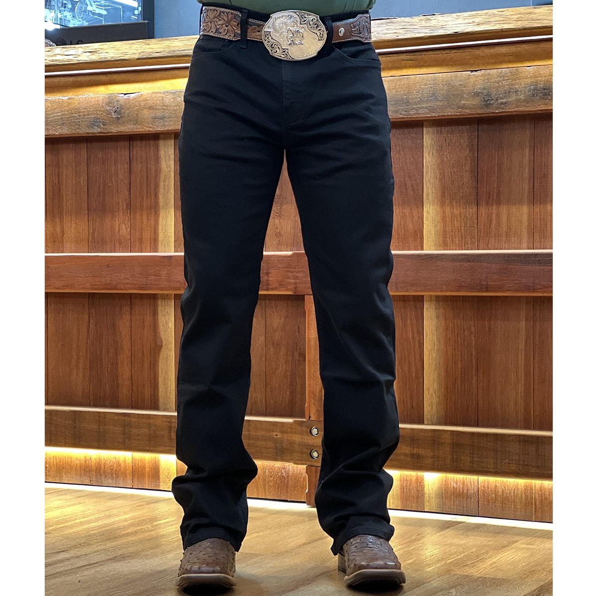 Levi's 527 ブラックデニム W32 L30 Calça Levi's 527 Slim Boot Cut 055270539 | Cris & Cia