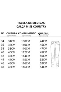 Calça Miss Country Gliter Country 884