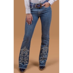 Calça Miss Country Road Jeans Claro 1057