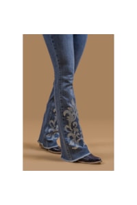 Calça Miss Country Road Jeans Claro 1057