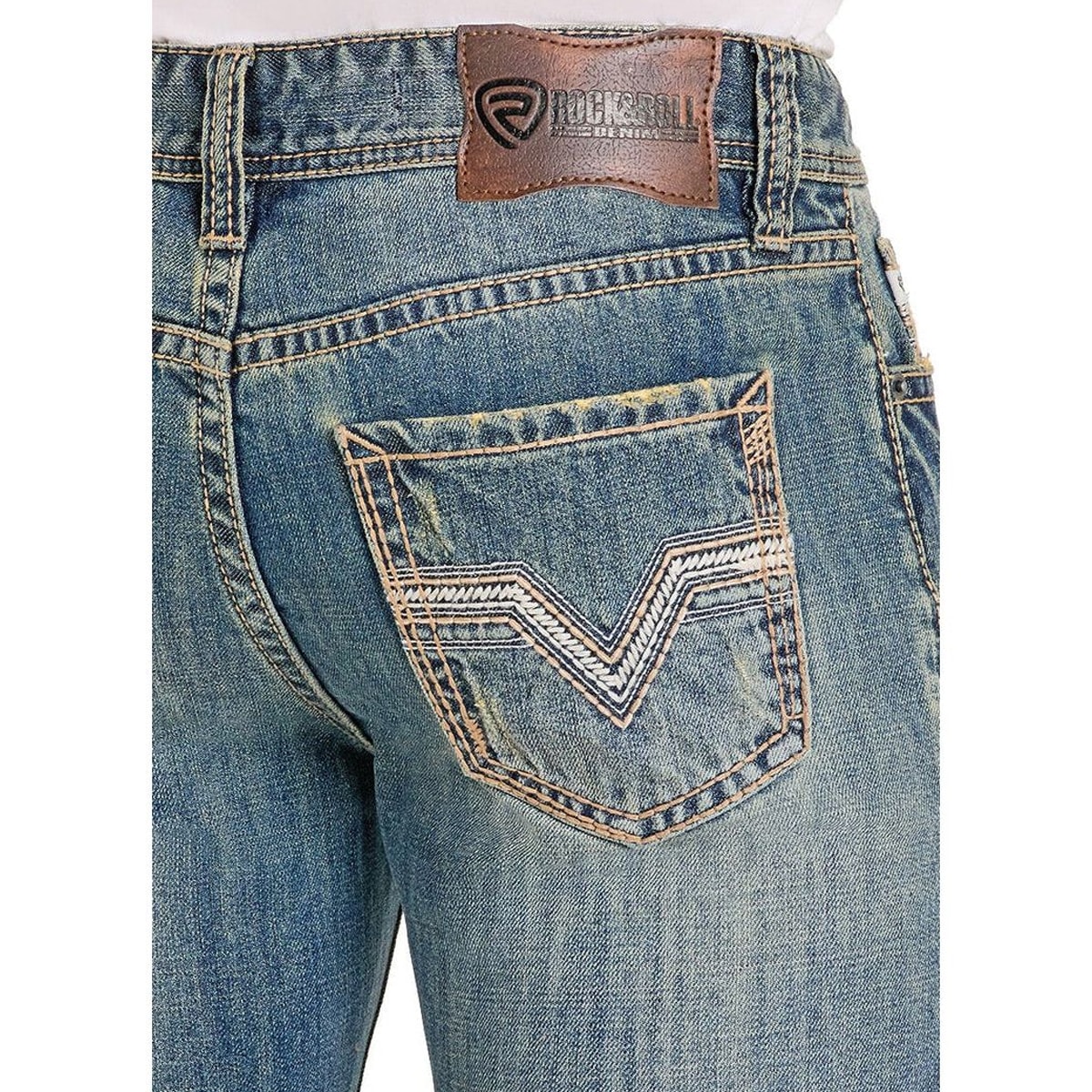 Calça Rock & Roll Double Barrel Relaxed Fit Stackable Boot