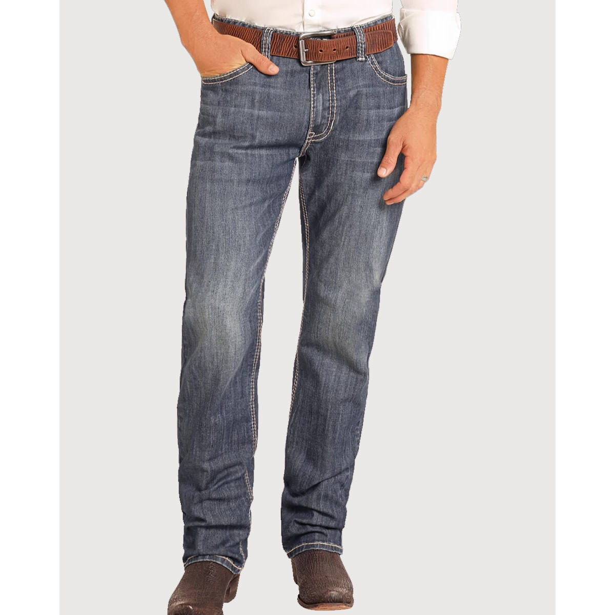 Calça Rock & Roll Double Barrel Relaxed Fit Stackable Boot