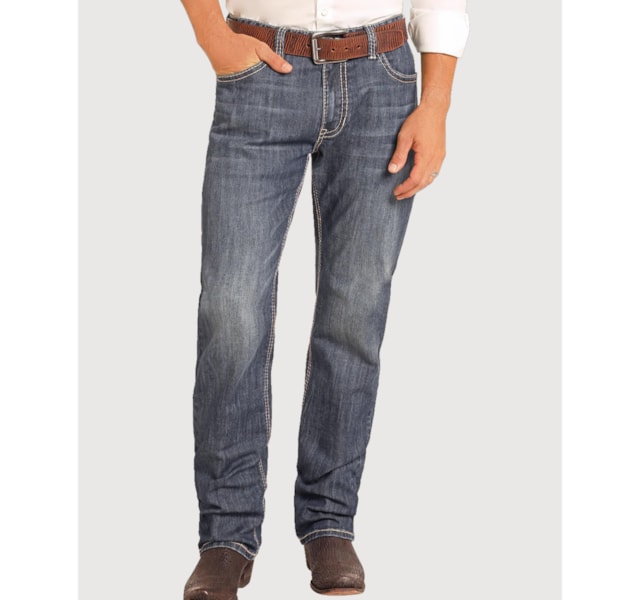 Calça Rock & Roll Double Barrel Relaxed Fit Stackable Boot BMTBD04809