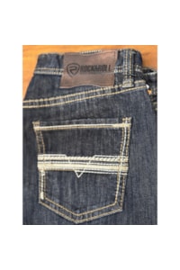 Calça Rock & Roll Double Barrel Relaxed Fit Stackable Boot BMTD04810