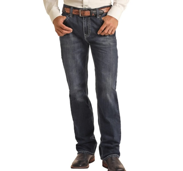 Calça Rock & Roll Double Barrel Relaxed Fit Straight Boot BM0SD03650