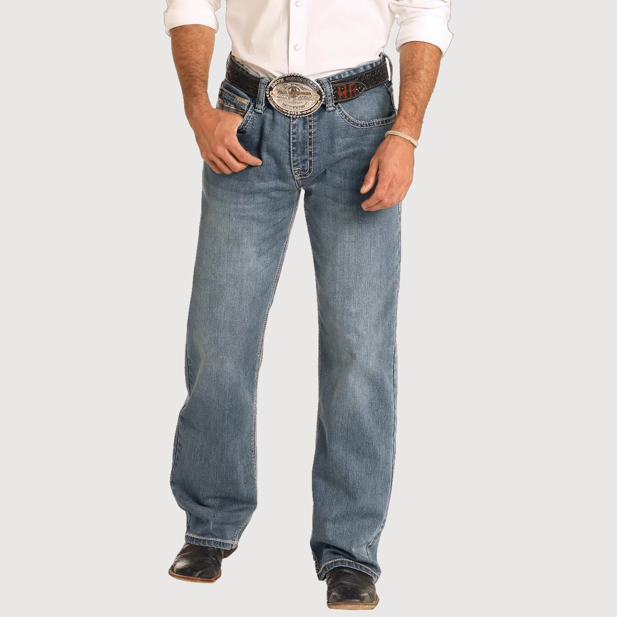 Calça Rock & Roll Double Barrel Relaxed Fit Straight Boot