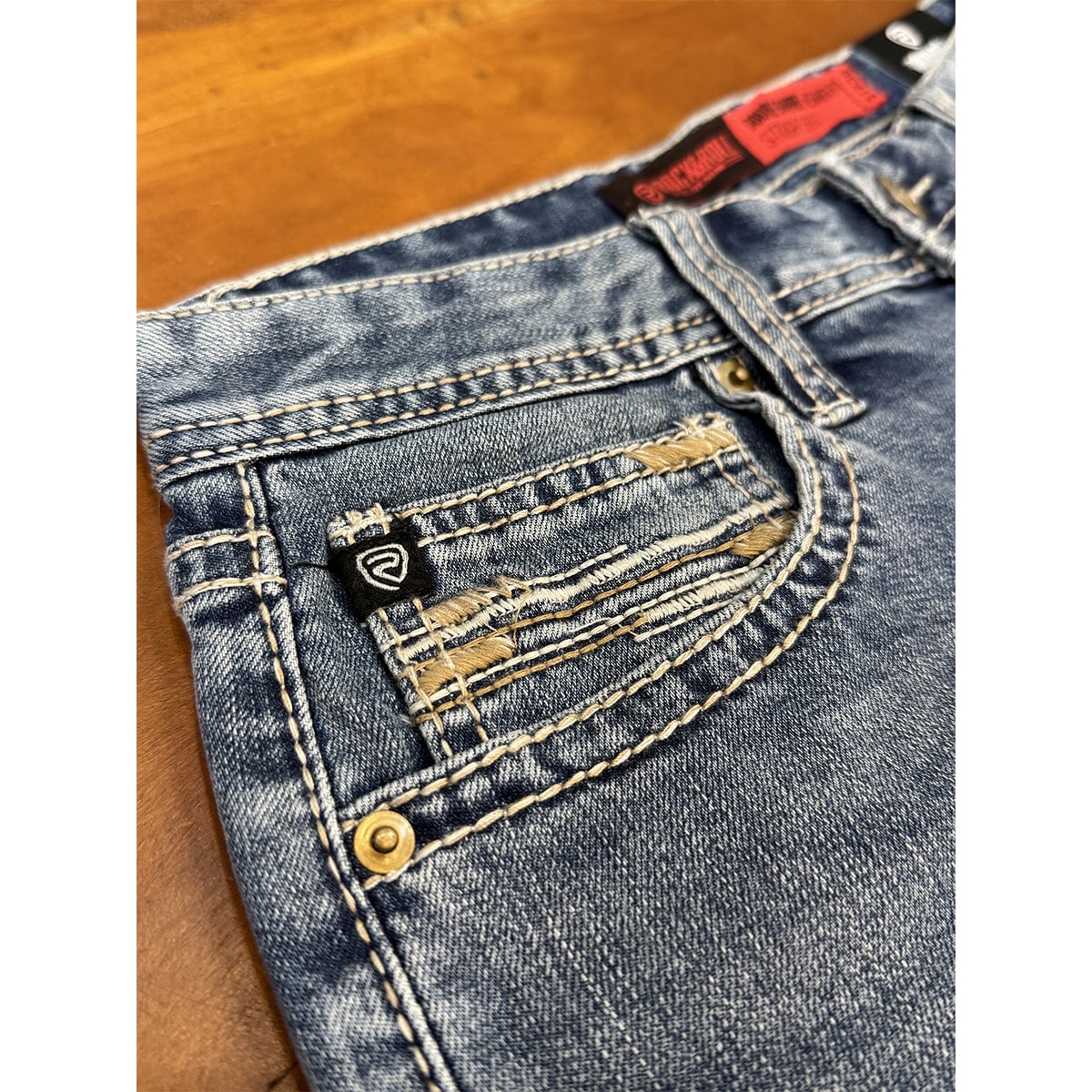Calça Rock & Roll Double Barrel Relaxed Fit Straight Boot