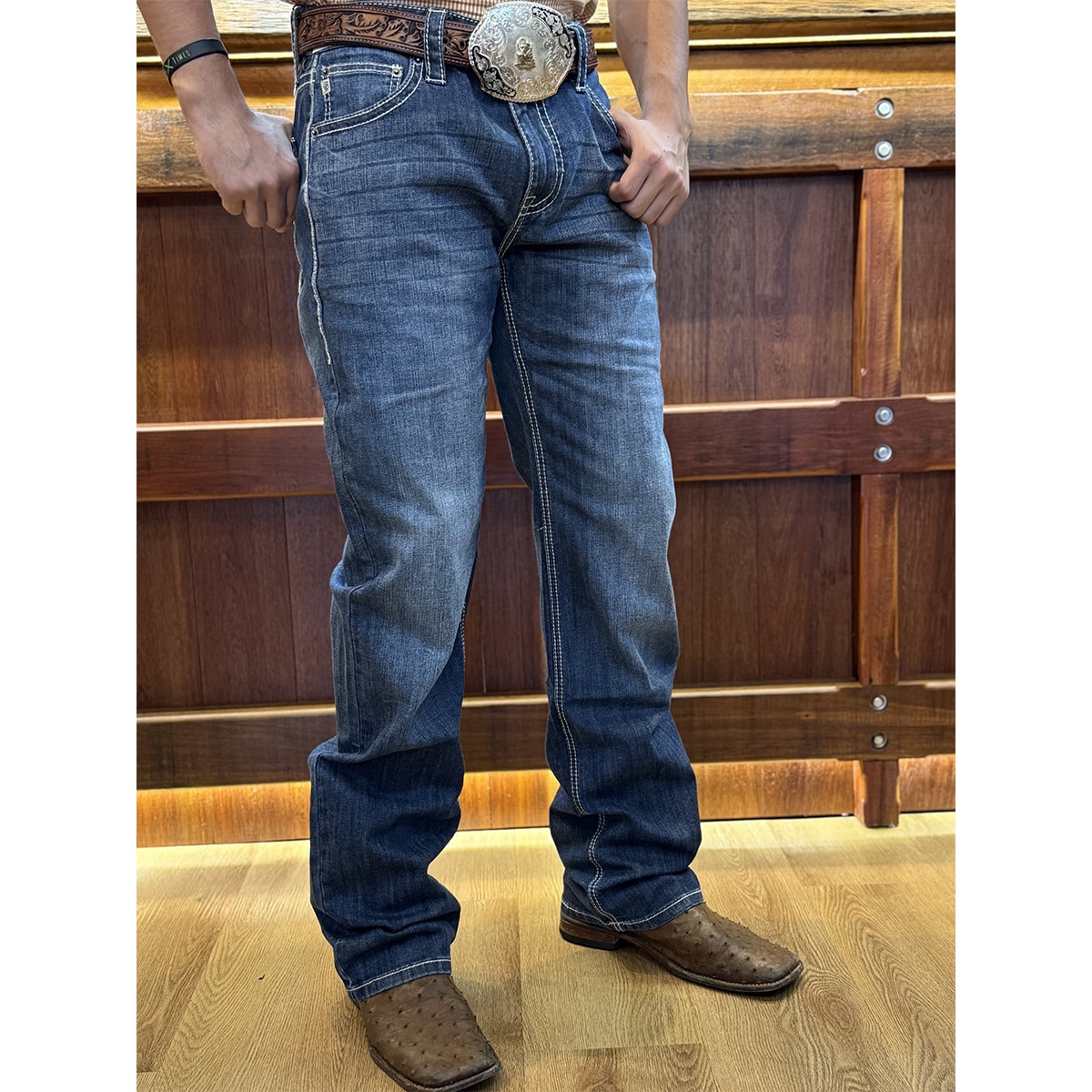 Rock’n Roll Party RRP-2.0　Boot-Leg Calça Rock & Roll Double Barrel Relaxed Fit Straight Boot