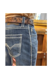 Calça Rock & Roll Double Barrel Relaxed Fit Straight Boot MOS3473