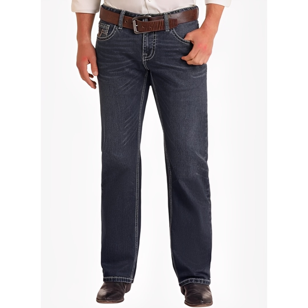 Calça Rock & Roll Jeans Regular Fit Stackable Boot Pistol Calça Rock & Roll Jeans Regular Fit Stackable Boot Pistol
