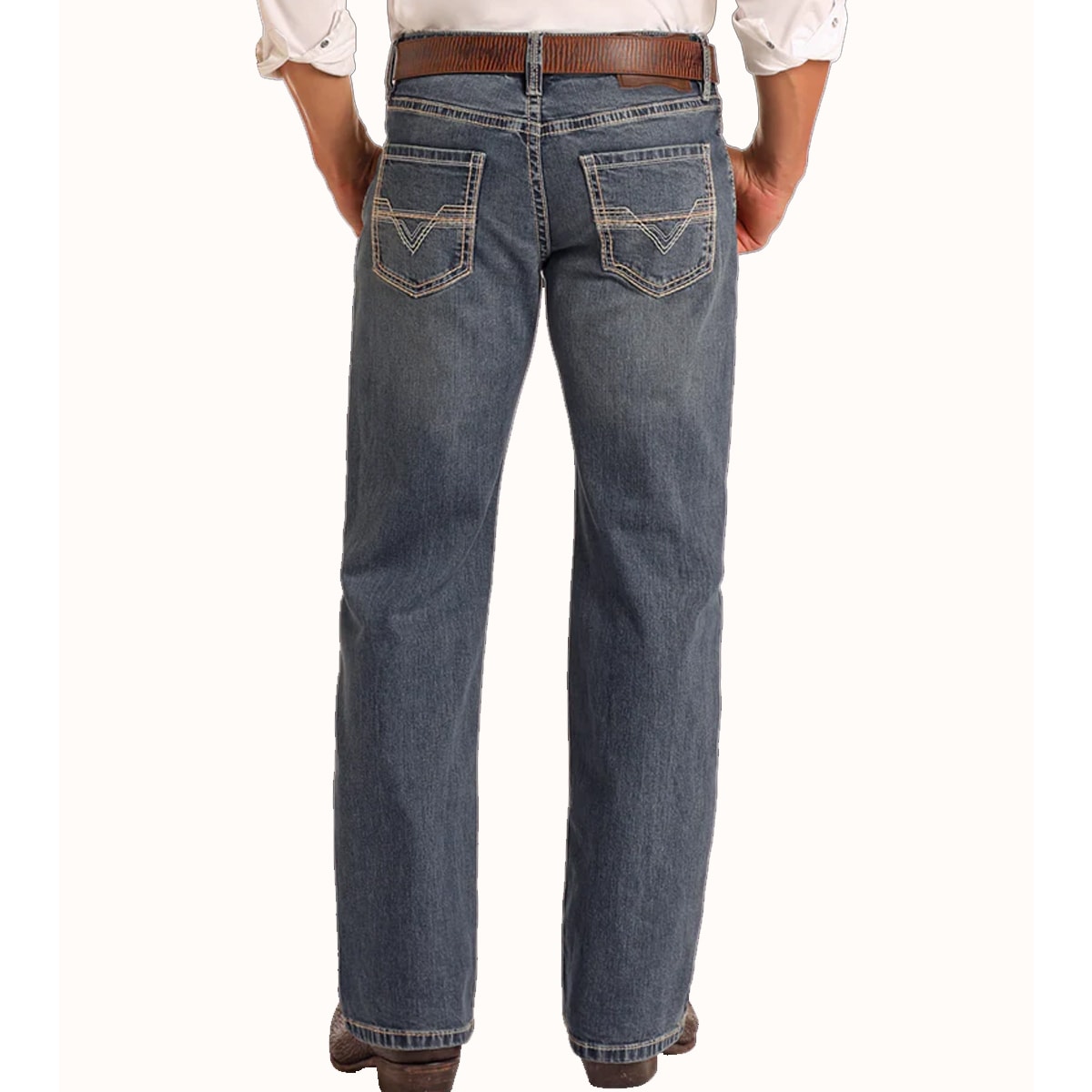 Calça Rock & Roll Jeans Relaxed Fit Straigth Boot Double Barrel