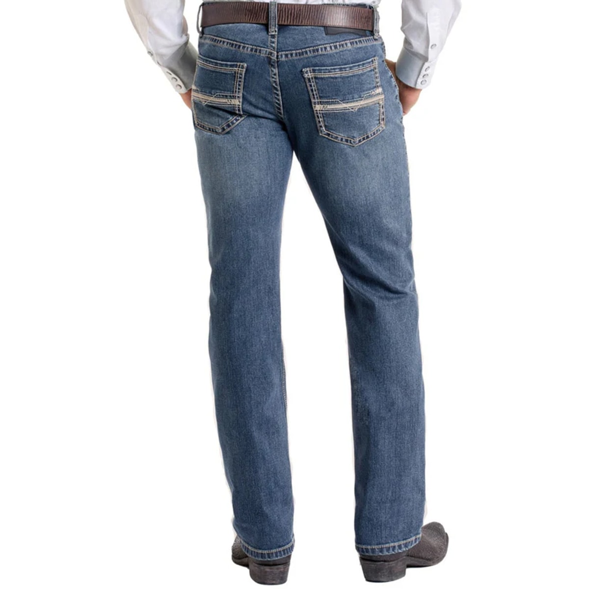 Calça Rock & Roll Jeans Slim Fit Revolver Straight Boot BM1RD06706
