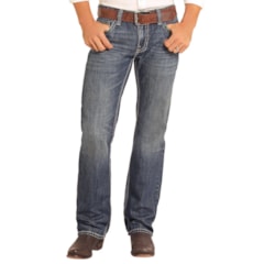 Calça Rock & Roll Pistol Regular Fit Straight Boot BM1PD04817