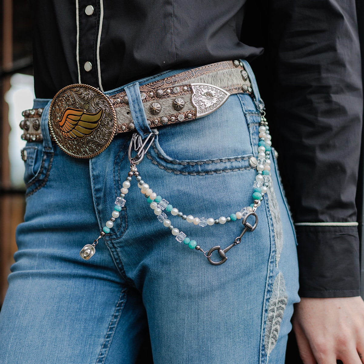 cherishデニム Calça Zenz Western Lake ZW0126038 | Cris & Cia