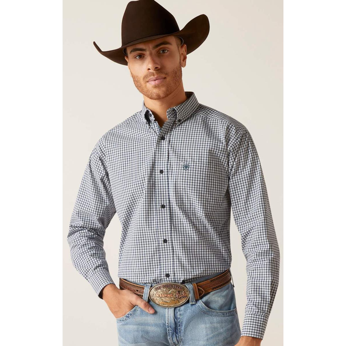 Camicia Lunga Per Essere Infilata Camicia Uomo Ariat Patterson Classic