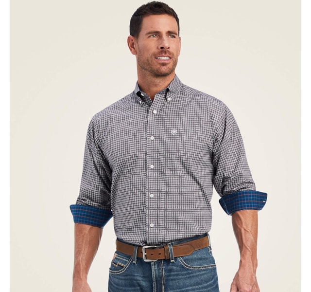 Camisa Ariat Classic Fit Wrinkle Free 10041570