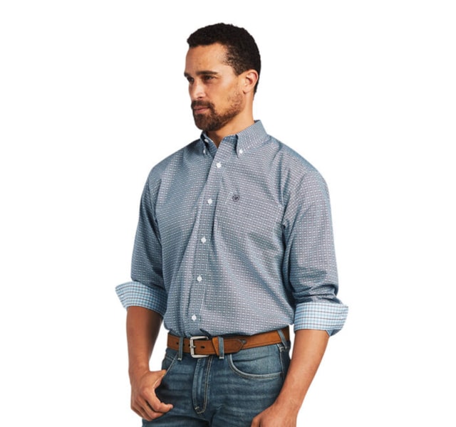 Camisa Ariat Wrinkle Free Classic Fit 10040538