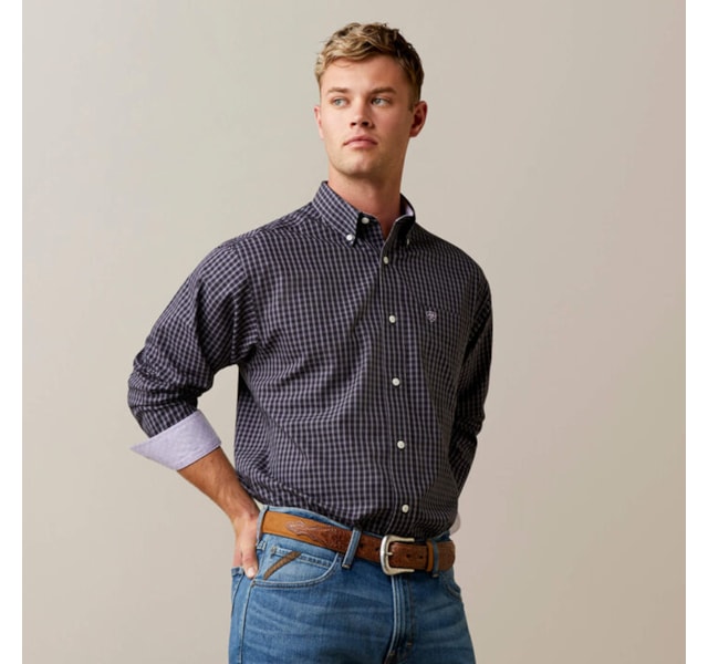 Camisa Ariat Wrinkle Free Fitted 10043877