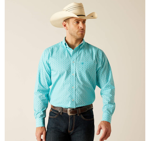 Camisa Ariat Wrinkles Free Classic Fit 10048413