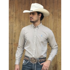 Camisa Austin 14551-06 Amarelo/Azul/Laranja