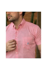 Camisa Austin Western 13631-62 Vermelho/Branco