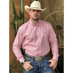 Camisa Austin Western 14551-18 Vermelho/Branco