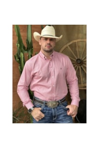 Camisa Austin Western 14551-18 Vermelho/Branco