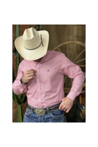 Camisa Austin Western 14551-18 Vermelho/Branco