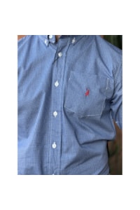 Camisa Austin Western Azul/Branco 13476-79