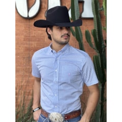 Camisa Austin Western Azul Claro/Branco 13476-82