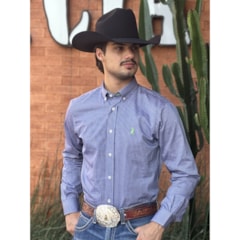Camisa Austin Western Azul/Lilás/Cinza 13627-49