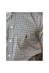 Camisa Austin Western Azul/Vermelho/Bege 13631-71