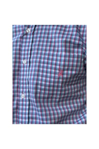 Camisa Austin Western Branco/Rosa/Azul 13631-73