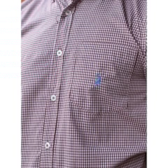 Camisa Austin Western Branco/Vermelho 13631-69