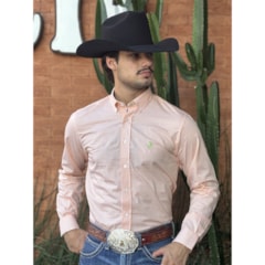 Camisa Austin Western Laranja/Branco 13627-52