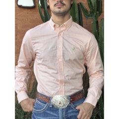 Camisa Austin Western Laranja/Branco 13627-52